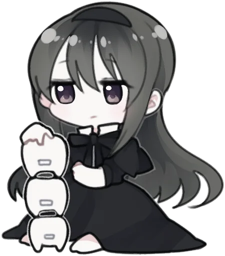 Sticker from the "Homura Akemi" sticker pack