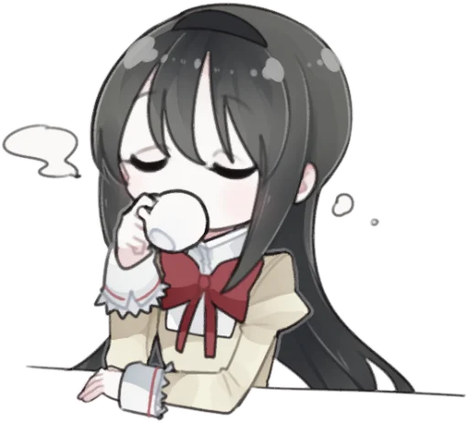 Sticker from the "Homura Akemi" sticker pack