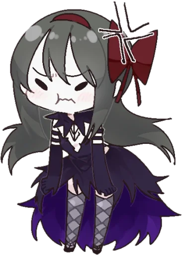 Sticker from the "Homura Akemi" sticker pack