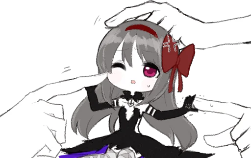 Sticker from the "Homura Akemi" sticker pack