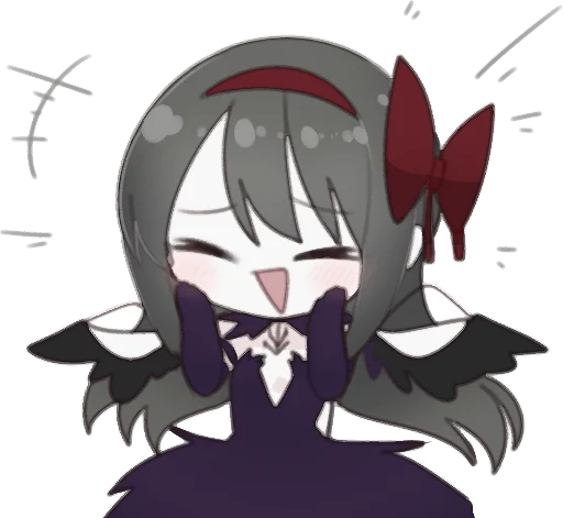 Sticker from the "Homura Akemi" sticker pack