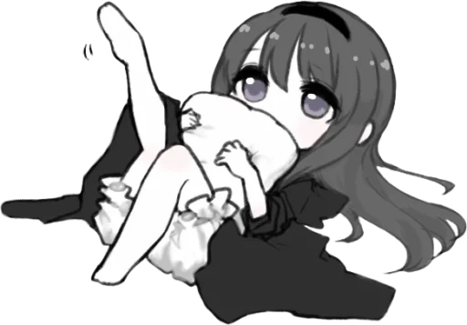 Sticker from the "Homura Akemi" sticker pack