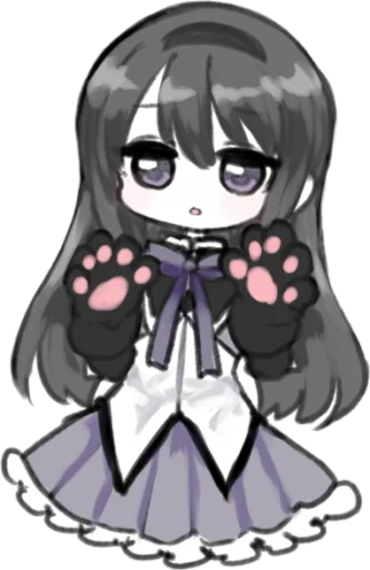 Sticker from the "Homura Akemi" sticker pack