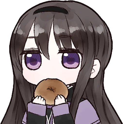 Sticker from the "Homura Akemi" sticker pack