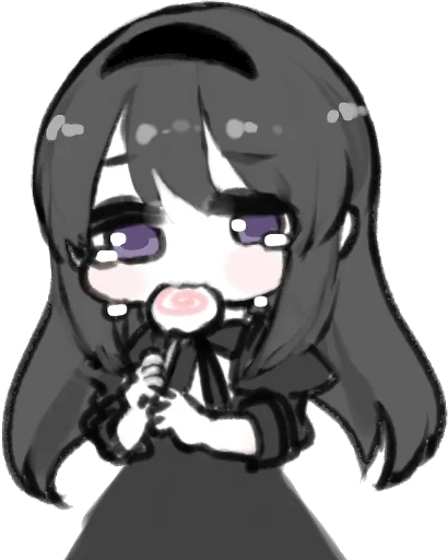 Sticker from the "Homura Akemi" sticker pack