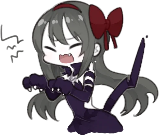 Sticker from the "Homura Akemi" sticker pack