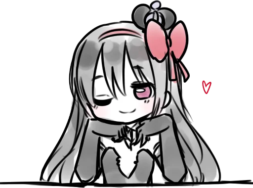 Sticker from the "Homura Akemi" sticker pack