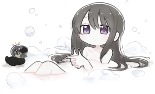 Sticker from the "Homura Akemi" sticker pack