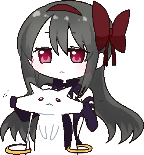 Sticker from the "Homura Akemi" sticker pack