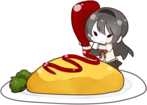 Sticker from the "Homura Akemi" sticker pack