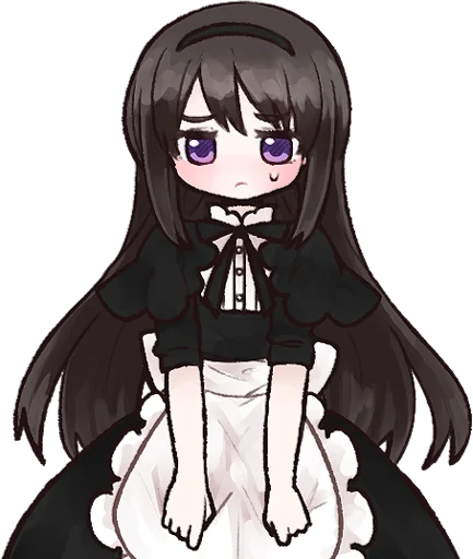 Sticker from the "Homura Akemi" sticker pack