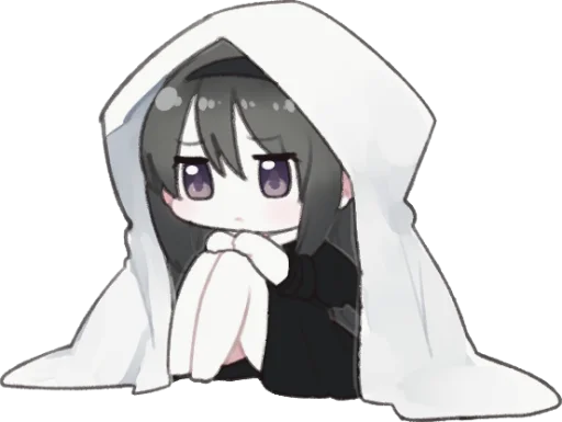 Sticker from the "Homura Akemi" sticker pack