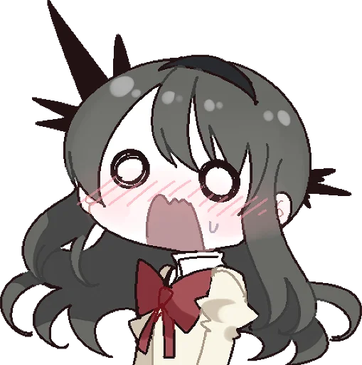 Sticker from the "Homura Akemi" sticker pack