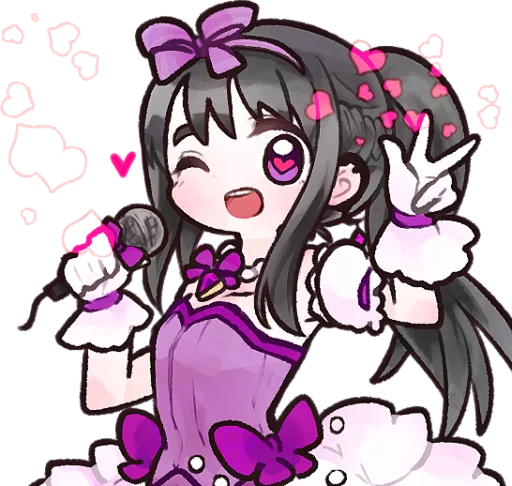 Sticker from the "Homura Akemi" sticker pack