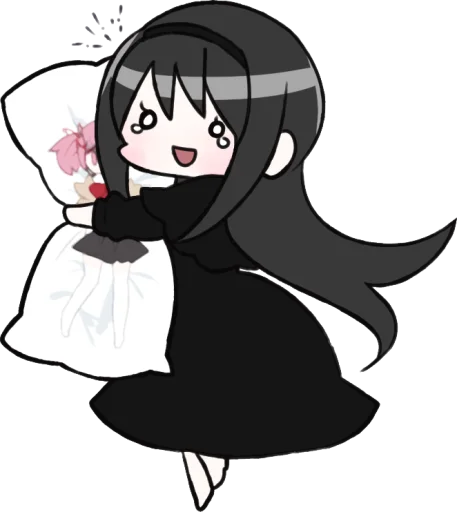 Sticker from the "Homura Akemi" sticker pack