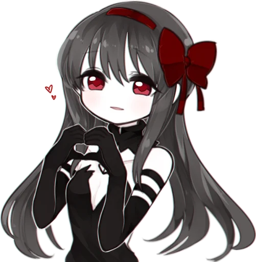 Sticker from the "Homura Akemi" sticker pack