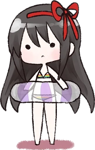 Sticker from the "Homura Akemi" sticker pack