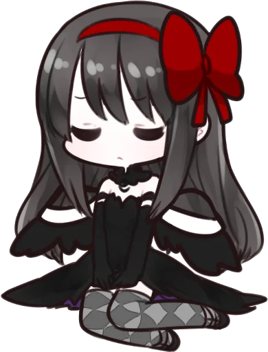 Sticker from the "Homura Akemi" sticker pack