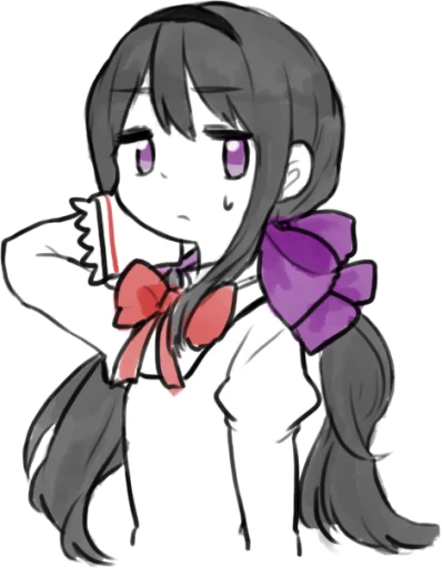 Sticker from the "Homura Akemi" sticker pack