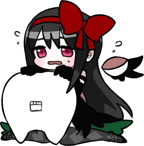 Sticker from the "Homura Akemi" sticker pack