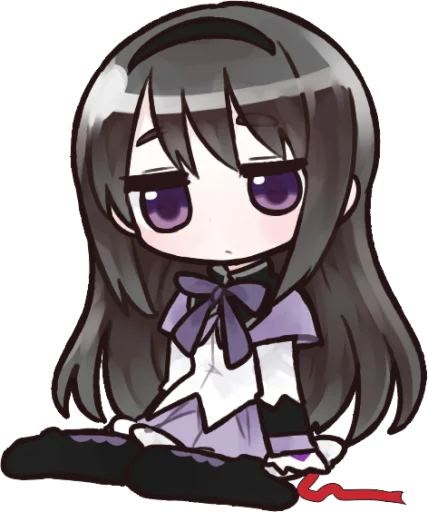 Sticker from the "Homura Akemi" sticker pack