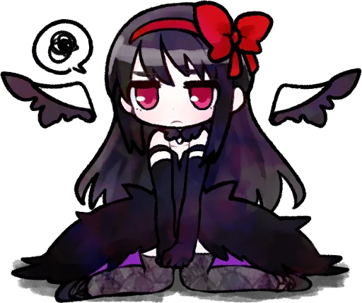 Sticker from the "Homura Akemi" sticker pack