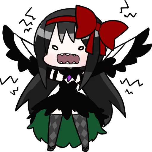 Sticker from the "Homura Akemi" sticker pack