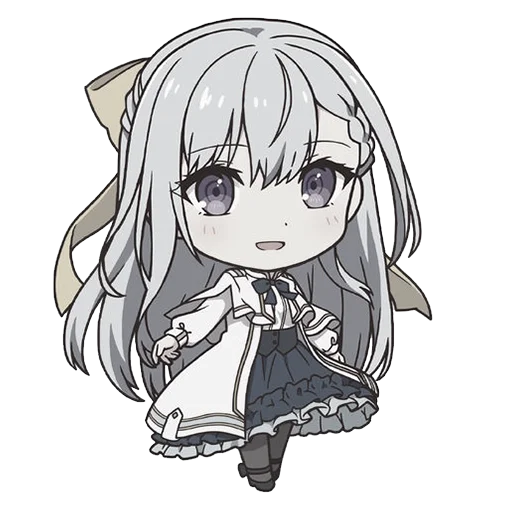 Sticker from the "Chibi chans" sticker pack