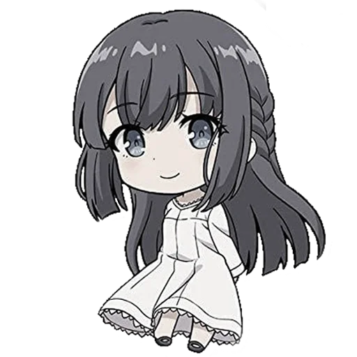 Sticker from the "Chibi chans" sticker pack