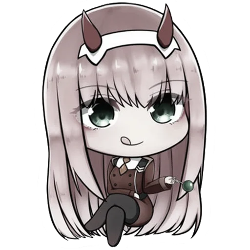 Sticker from the "Chibi chans" sticker pack