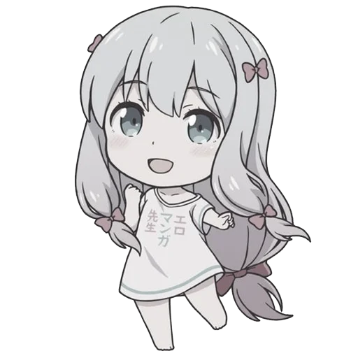 Sticker from the "Chibi chans" sticker pack