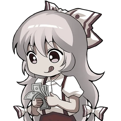 Sticker from the "Chibi chans" sticker pack