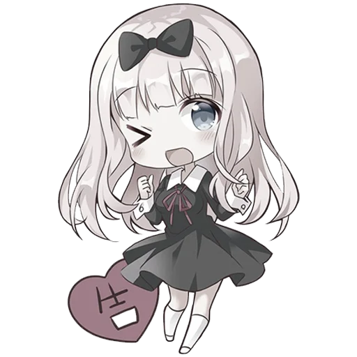 Sticker from the "Chibi chans" sticker pack