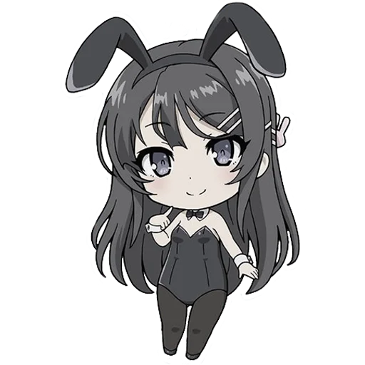 Sticker from the "Chibi chans" sticker pack