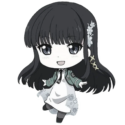 Sticker from the "Chibi chans" sticker pack