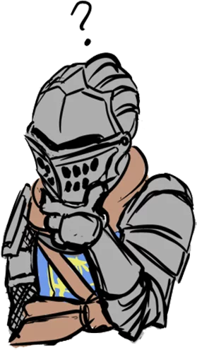 Sticker from the "Dark souls" sticker pack