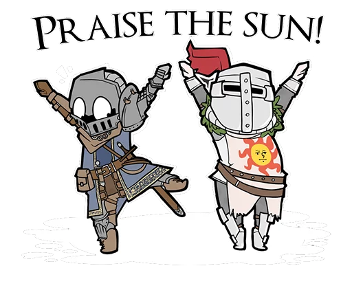 Sticker from the "Dark souls" sticker pack