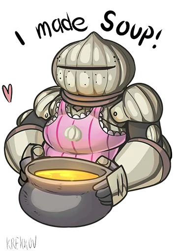 Sticker from the "Dark souls" sticker pack