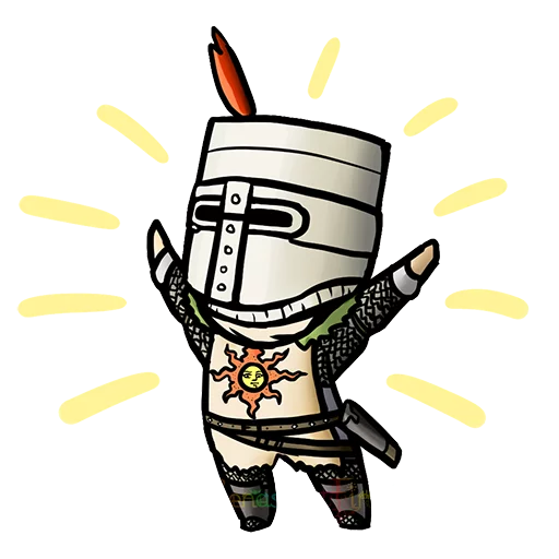 Sticker from the "Dark souls" sticker pack