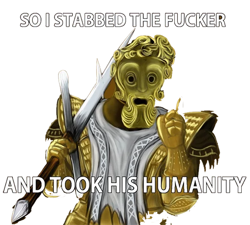 Sticker from the "Dark souls" sticker pack