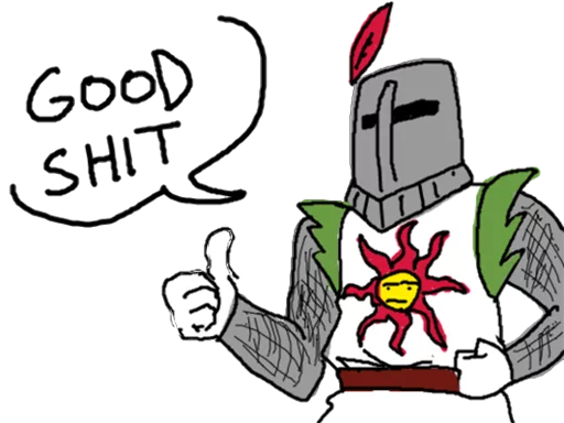 Sticker from the "Dark souls" sticker pack