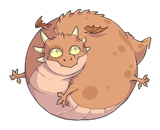 Sticker from the "DragonBuns (KODA)" sticker pack