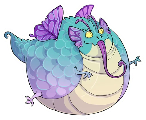 Sticker from the "DragonBuns (KODA)" sticker pack