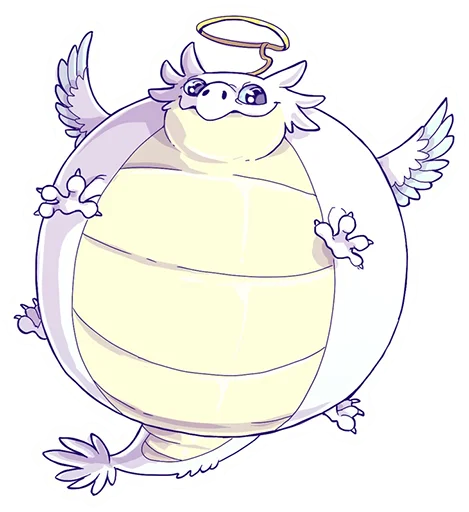 Sticker from the "DragonBuns (KODA)" sticker pack