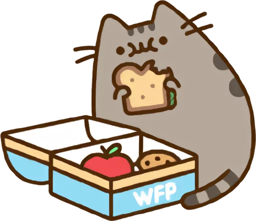 Sticker from the "Pusheen Vol. 2" sticker pack