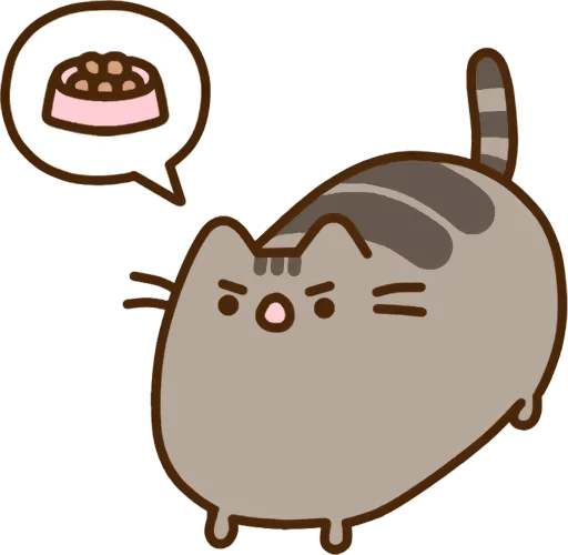 Sticker from the "Pusheen Vol. 2" sticker pack