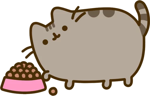 Sticker from the "Pusheen Vol. 2" sticker pack