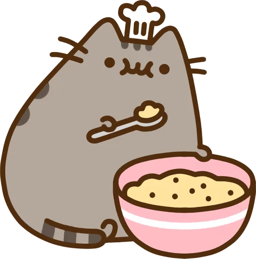 Sticker from the "Pusheen Vol. 2" sticker pack