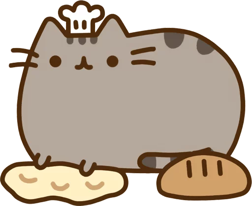 Sticker from the "Pusheen Vol. 2" sticker pack