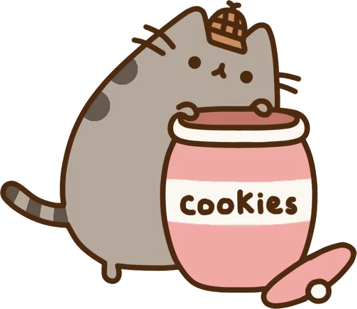 Sticker from the "Pusheen Vol. 2" sticker pack